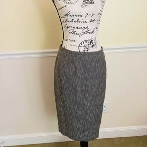 NWT MAGASCHONI MINK GREY PENCIL SKIRT